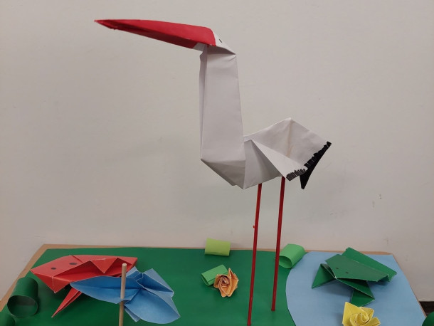 Obraz przedstawia Konkurs origami