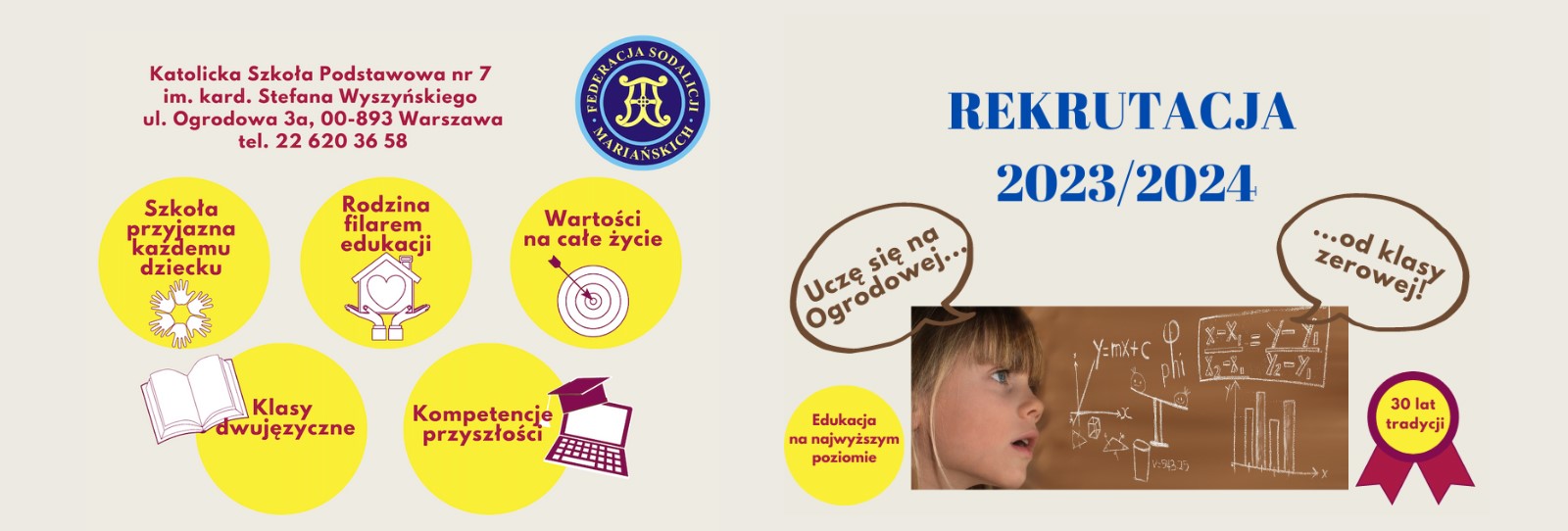 Rekrutacja katolicka Niepubliczna Szkoła Podstawowa Warszawa Wola