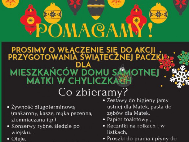 Obraz przedstawia Pomagamy!