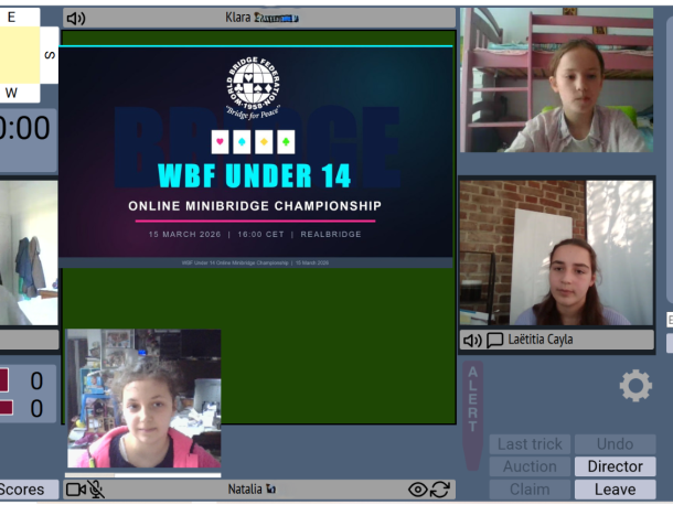 Obraz przedstawia Nasi uczniowie wśród zawodników Pierwszych Mistrzostw Świata w brydżu sportowym