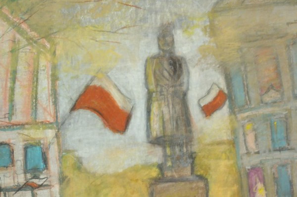 Obraz przedstawia Nagroda w konkursie plastycznym Muzeum Niepodległości